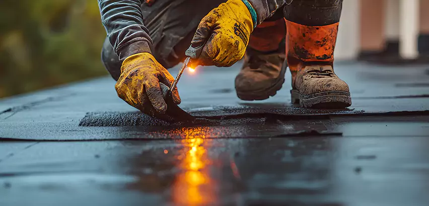 EPDM Roof Repair Tape Application in Kenosha